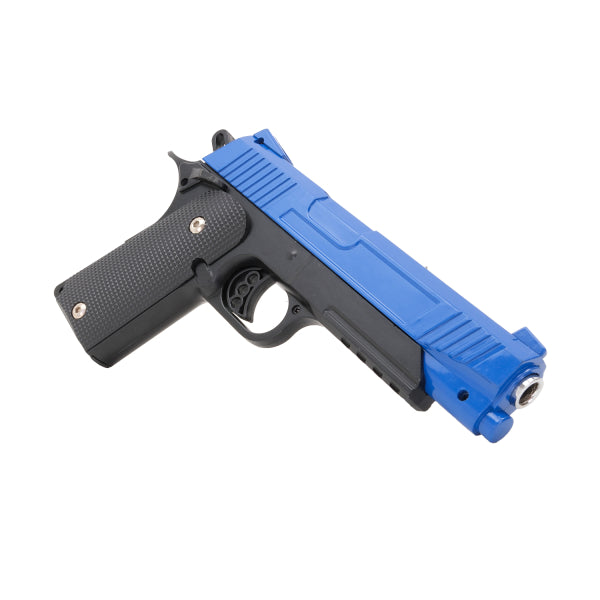 Galaxy G38 Metal Alloy Spring Airsoft Pistol – Two Tone Blue/Black | BB Guns