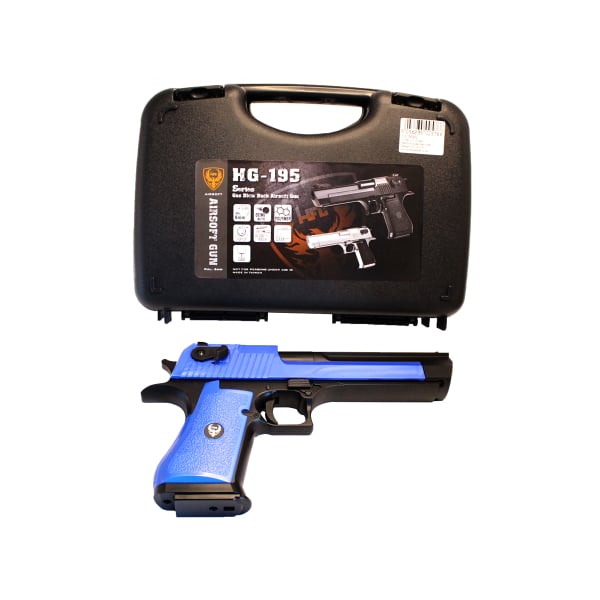 HG195 Desert Eagle Gas Pistol with Free Case | airsoft