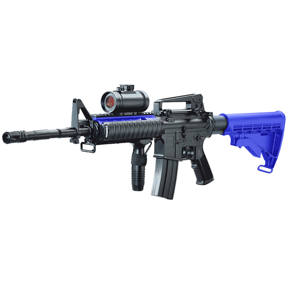 Double Eagle M83A1 M4 Electric Airsoft Rifle – Two Tone Blue | BB Gun