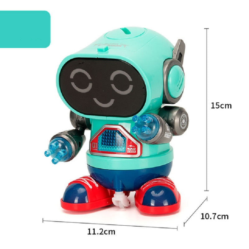 Electric Dancing Robots Music Light Automatic Walking Swing Dancing Robot for Kids