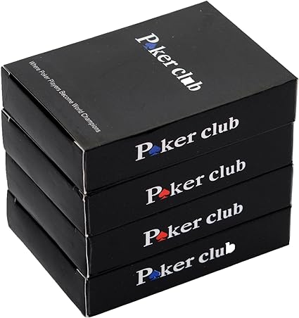 Poker Club 4 Decks Plastic Playing Cards