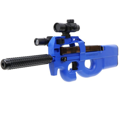 WELL D90H AEG Electric Airsoft Rifle Set – Two Tone Blue | BB Gun