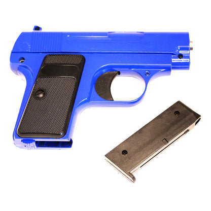 Galaxy G1 Metal Spring Airsoft Pistol – Two Tone Black/Blue | BB Guns