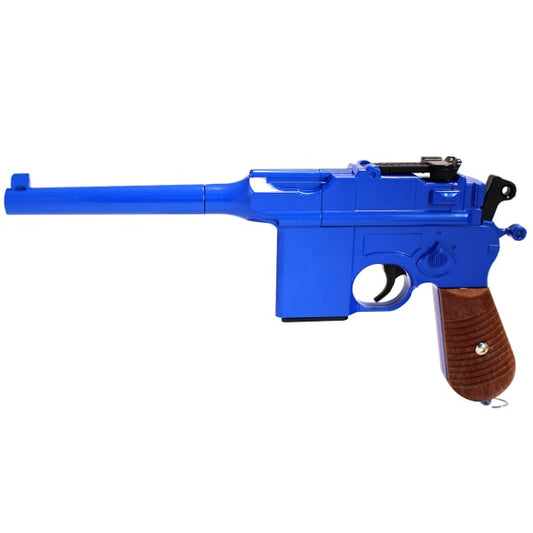 Galaxy G12 Metal Spring Airsoft Pistol – Two Tone Black/Blue | BB Guns