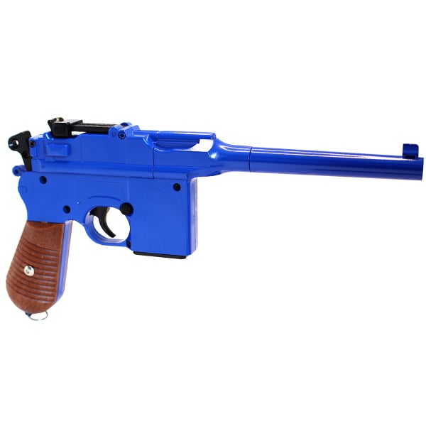 Galaxy G12 Metal Spring Airsoft Pistol – Two Tone Black/Blue | BB Guns