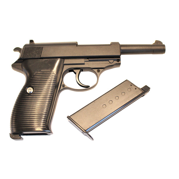 Galaxy G21 Metal Spring Airsoft Pistol - Black/Blue | BB Gun