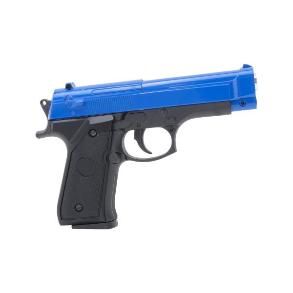 Galaxy G22 Metal Spring Airsoft Pistol – Two Tone Blue/Black | BB Guns
