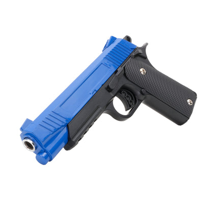 Galaxy G38 Metal Alloy Spring Airsoft Pistol – Two Tone Blue/Black | BB Guns