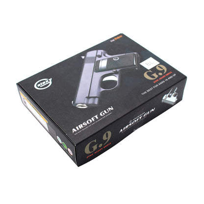 Galaxy G9 Metal Spring Airsoft Pistol – Two Tone Black/Blue