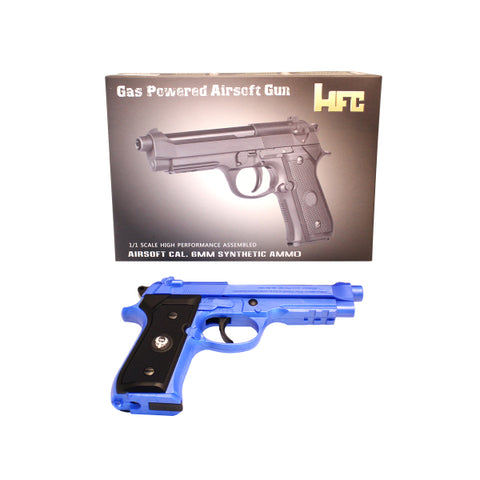 HFC HG126 Gas Airsoft Pistol – Blue Two Tone | 6mm BB | Non-Blowback