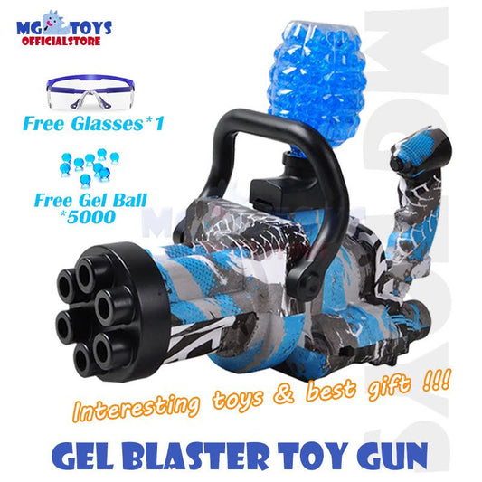 Electric Gel Ball Blaster Toy Gun, Outdoor Activities Shooting Team Game Toy w/ Goggles 5000 balls, Gel Blaster Pistol Outdoor Sports & Team Fighting Games