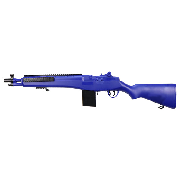 M305F M14 Spring Airsoft Rifle – Two Tone Blue | BB Gun
