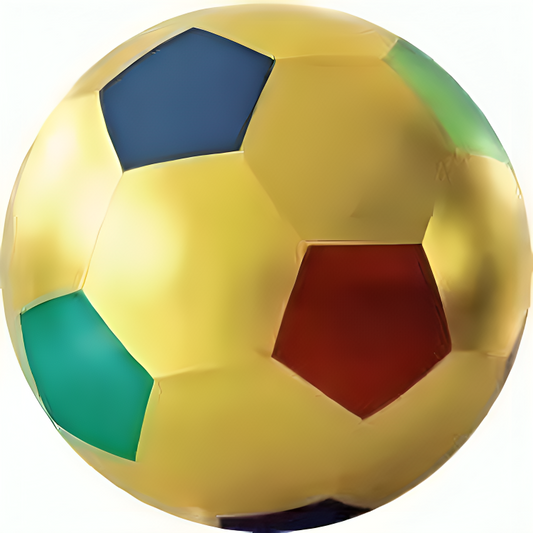 Multi Color Pentagons Design Soccer Ball