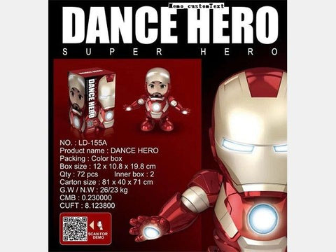 Dance Hero Super Hero Iron Man