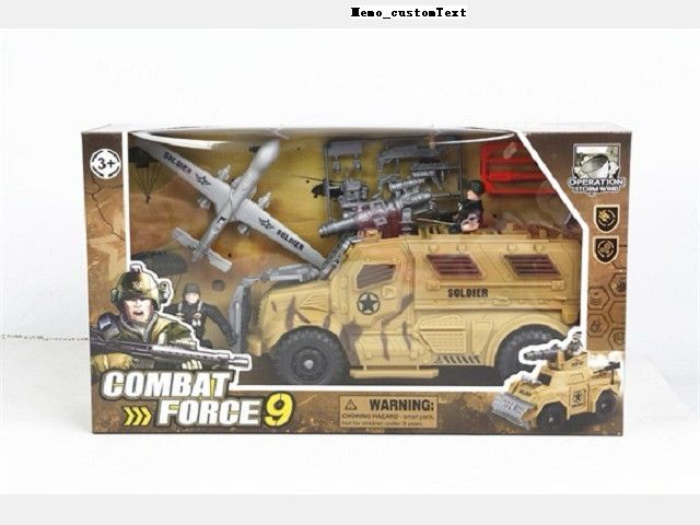 US Army Combat Forces Playset Officially Licensed Figures Armored Vehicle