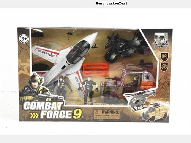 Combat Force 9 Military Set With Realistic Design