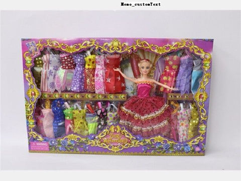 The Vogue Girls Fashion and Barbie doll with Dresses to Change Clothes Play Set