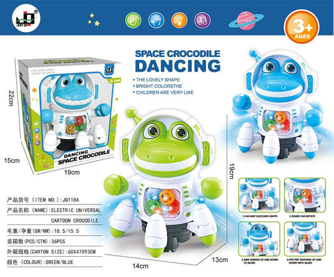 Dancing Space Crocodile – Electric Universal Cartoon Robot Toy