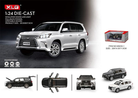Die-Cast SUV Model Car Toy, Sound & Opening Doors