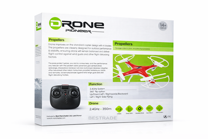 Drone Pioneer LH-X50 UFO RC Quadcopter | Headless Mode & One-Key Return